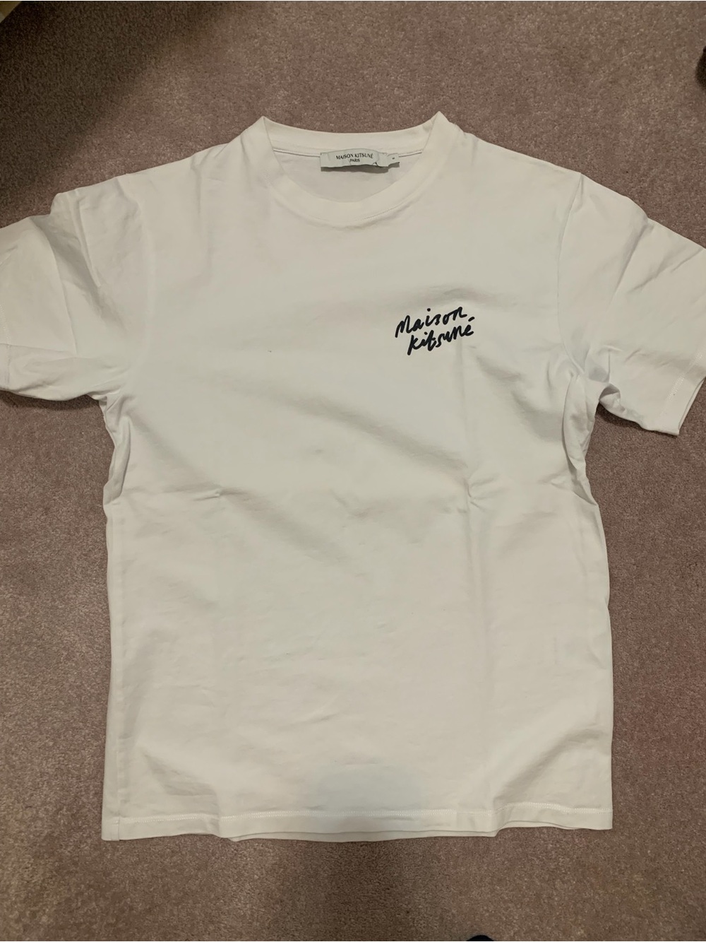 Maison kitsune white t shirt